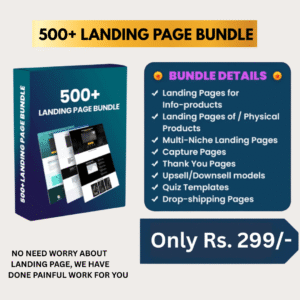Presenting 300+ Ready To Use Premade Landing Pages