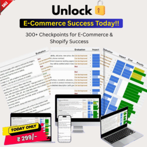 300+ Checkpoints for E-Commerce & Shopify Success