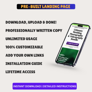 Ultimate Wedding Photography & Videography Bundle